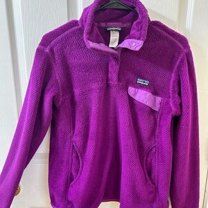 Patagonia Vibrant Purple Fleece Jacket